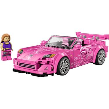 Imagem de Brinquedo de Montar Lego Speed Champions Honda S2000 2 Fast 2 Furious 77241 com Minifigura Rosa