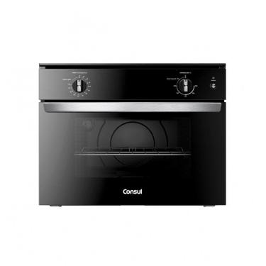 Imagem de Forno Elétrico de Embutir Consul COB47BE 47L 1600W com Porta Removível Preto 220V