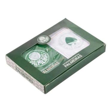 Imagem de Jogo 2 Baralhos Plástico - Palmeiras - Mileno