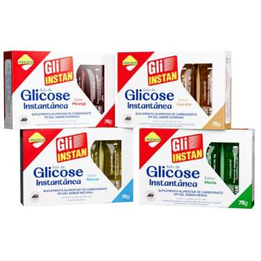 Imagem de Kit 4 Unid. Gli-Instan Lowçucar Sabores Variados 5X15G - Lowucar