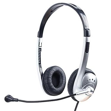 Imagem de Fone de ouvido de comunicação Ruído - cancelando proteção auditiva Luz de chamada clara e conector USB conveniente para auricular ajustável