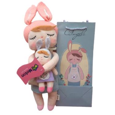 Imagem de Boneca Metoo Original Angela + Mini Com Sacola, IBMKIDS (Cozinheira Lilás)