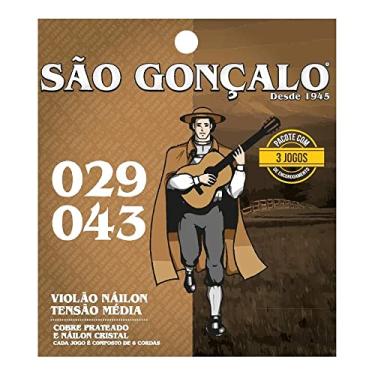 Imagem de Pacote Com 03 Jogos De Corda Para Violão Nylon São Gonçalo