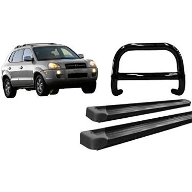 Imagem de Kit Quebra mato C/barra+estribo Plata preto Tucton até 2016