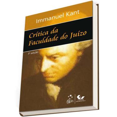 Imagem de Livro - Crítica da Faculdade do Juízo - Immanuel Kant