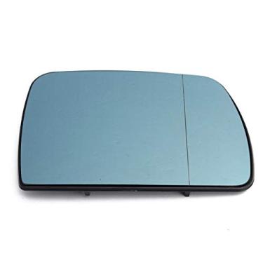 Imagem de YONGYAO Lado direito do carro porta asa espelho aquecido vidro azul matizado para BMW X5 E531999-2006