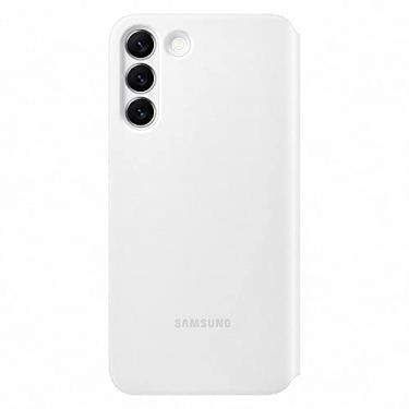 Imagem de Samsung Galaxy S22+ capa oficial Smart Clear View branca