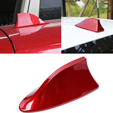 Imagem de Capa de antena de barbatana de tubarão para carro, base aérea de teto de carro com fita adesiva, capa em forma de barbatana de tubarão, serve para a maioria dos sedãs, SUV, vans, acessórios de carro