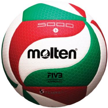 Imagem de Molten V5M5000 NCAA Flistatech Voleibol, Vermelho/Verde/Branco, 1
