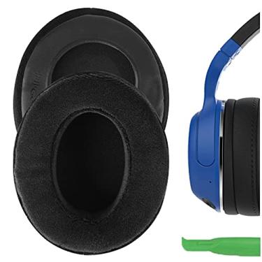 Imagem de (Velvet) - Geekria Earpad for Skullcandy Hesh, Hesh 2.0, Hesh 2 Wireless, Crusher Over-Ear Headphones Replacement Ear Pad / Ear Cushion / Ear Cups / Ear Cover / Earpads Repair Parts(Black Velvet)
