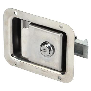 Imagem de Uxsiya Trava, aço inoxidável 304 profissional de alta dureza RV trava de porta cromada polida para campistas