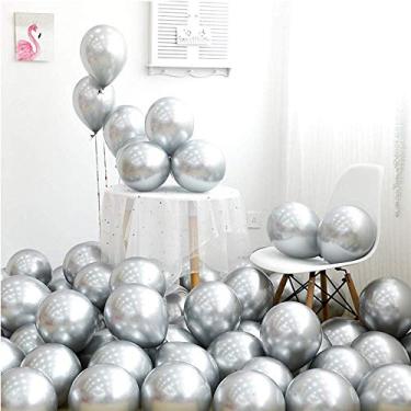 Imagem de Baloes de festa de 30 cm de latex, baloes de aniversario, baloes de helio brilhantes, decoracao de festa, compativel com casamento, aniversario, cha de bebe, festa de Natal