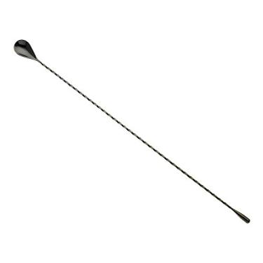 Imagem de Barfly Colher de bar, extremidade de lágrima 19 5/8" (50 cm), arma de metal preta
