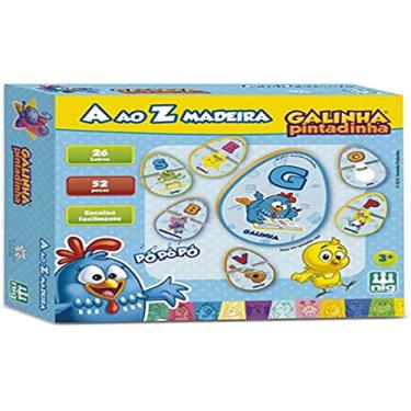 Imagem de Nig Brinquedos Jogo A ao Z Galinha Pintadinha em Madeira
