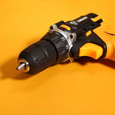 Imagem de Kit Parafusadeira Sem Fio Deko 12v Com 2 Bateria + Maleta Completa 73 Pcs