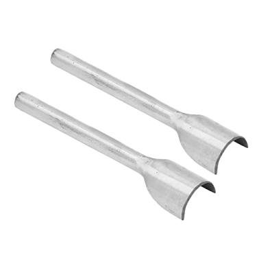 Imagem de 2 peças cortador meia redondo perfurador de couro meia redonda cortador de couro artesanato perfurador cortador meia volta para alça de cinto (20 mm)