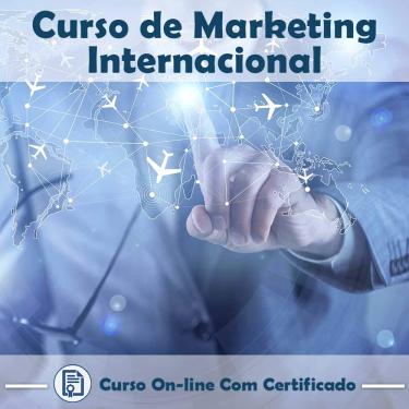 Imagem de Curso online em videoaula sobre Marketing Internacional com Certificado + 2 brindes