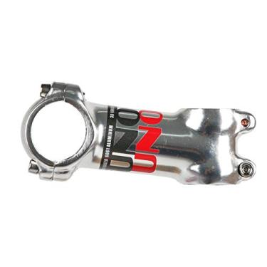 Imagem de Haste de bicicleta de montanha 31,8 cm, 7/17/35 graus 70-130 mm haste de elevação retrô leve para a maioria das bicicletas, bicicleta de estrada, MTB, BMX, ciclismo (liga de alumínio, prata) (± 7° 80 mm)