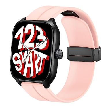 Imagem de Pulseira de Silicone magnética marca 123smart compativel com GTS 1 GTS2 GTS 2mini GTS 3 GTS4 GTS 4mini BIP3 BIP U BIP LITE GTR 42mm GTR Mini a1910 A2008 A1914 A2018 1969 A2021 A2035 A2172 A2168 A2176 A1608