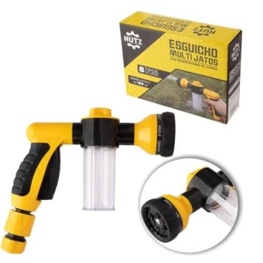Imagem de Esguicho Pistola P/mangueira 8 Jatos C/Reservatório P/sabão