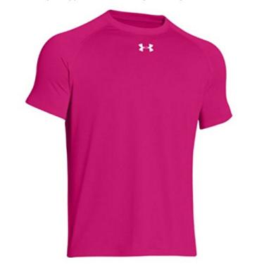 Imagem de Camisetas esportivas para meninos Under Armour, Tropic Pink, Medium