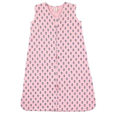 Imagem de Touched by Nature Saco de dormir de algodão orgânico sem mangas para bebês, saco, cobertor, minúsculas flores, 12 a 18 meses