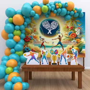 Imagem de Kit Decoração Festa de Aniversário Infantil Beach Tenis