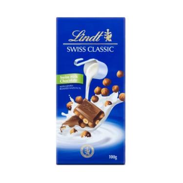 Imagem de Chocolate Lindt Swiss Milk Chocolate Hazelnut Avelã 100 gr