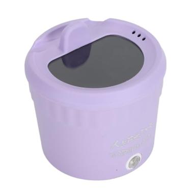 Imagem de Fogão Ramen, Fogão Elétrico Multifuncional de 450 W Antiaderente Roxo Desligamento Automático PP 1,2L para Casa (Plugue UE 220V 50Hz)