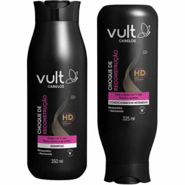 Imagem de Kit Vult Shampoo E Condicionador Choque De Reconstrução