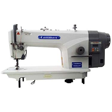 Imagem de Máquina de Costura Reta Industrial Lanmax LM9950D Completa com Motor Direct Drive 110v