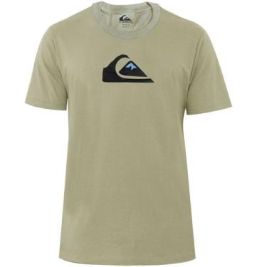 Imagem de Camiseta Quiksilver Comp Logo Colors Areia