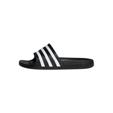 Imagem de Adidas Adilette Aqua Chinelo unissex, Black/Black/Black, 13