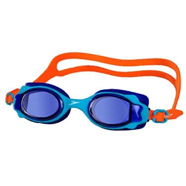 Imagem de Óculos de Natação Speedo Lappy Infantil 4 a 12 anos Antiembaçante e Proteção UV (Azul)