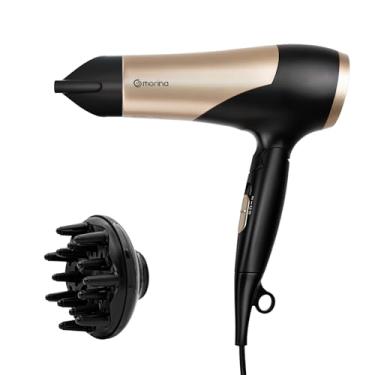 Imagem de Secador de Cabelo, Equipado com Concentrador de Ar e Difusor, Voltagem Ajustável, 127/220V, 1200/1800W, Plugue de Energia de 10A