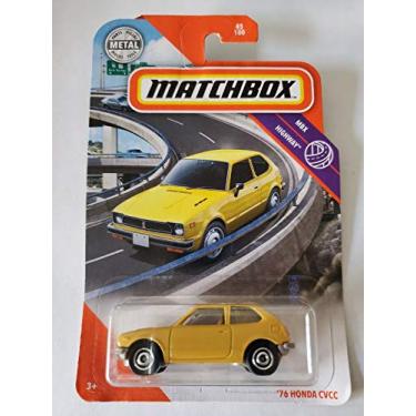Imagem de Matchbox 2020 MBX Highway 45/100 - 1976 CVCC (amarelo)