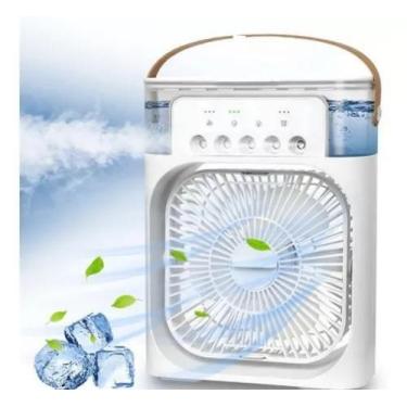 Imagem de Mini Ar Condicionado Ventilador Umidificador Premium Led - Rhos