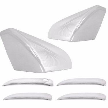 Imagem de Aplique Capa Cromada Retrovisor Maçanetas Onix Prisma 2013 - Shekparts