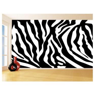 Imagem de Papel De Parede 3D Textura Estampa Animal Zebra 3,5M Txt211 - Você Dec