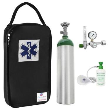 Imagem de Kit Oxigênio Centercor 3L Sem Carga Preto - Corcenter