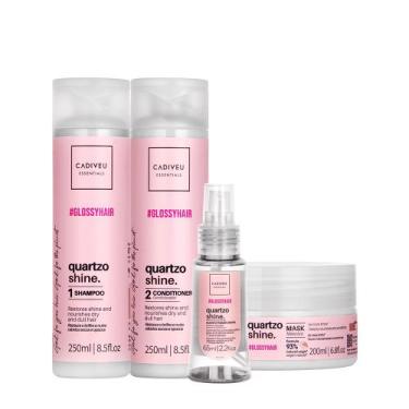 Imagem de Kit Cadiveu Professional Quartzo Shine Shampoo Condicionador Máscara e
