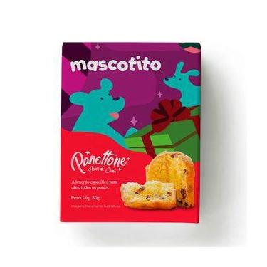 Imagem de Panettone Para Cães Mascotito Sabor Carne - 80g