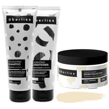 Imagem de Kit Uberliss 1 Shampoo 1 Condicionador Hydrating 1 Máscara Tonalizante