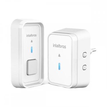 Imagem de Campainha Sem Fio Intelbras Cib 101 Branca Com Bateria - 4522001