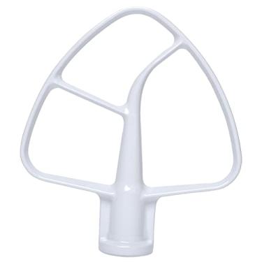 Imagem de Batedeira plana de substituição K45B para batedeira Kitchenaid, batedeira revestida de 4,5 QT, serve para KSM90, KSM100, KSM110, KSM120, KSM150, KSM160 Series Mixer