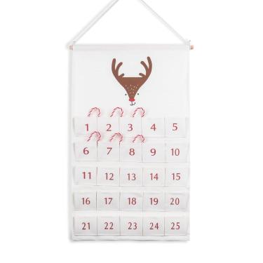 Imagem de Calendário do Advento Gisela D Contagem regressiva de Natal com 25 bolsos