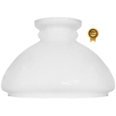 Imagem de Cupula de Vidro Liso Leitoso 23,5 Para Lustre e Candelabro - CM GLASS 