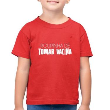 Imagem de Camiseta Algodão Infantil Roupinha de tomar vacina - Foca na Moda, Ver