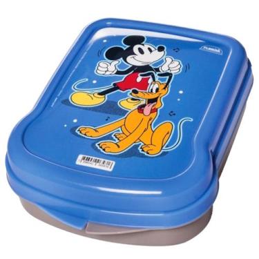 Imagem de Sanduicheira Infantil Lanche Escolar Mickey Plasutil, Mickey