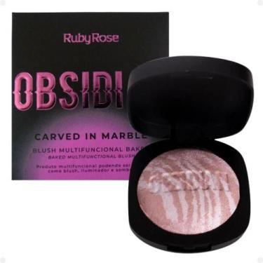 Imagem de Blush Multifuncional Ruby Rose Obsidian Carved In Marble Aphrodite Of 